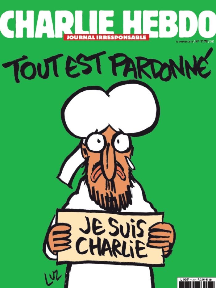 Charlie Hebdo Survivors&rsquo; edition cover