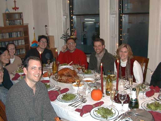 Thanksgiving dinner 2000