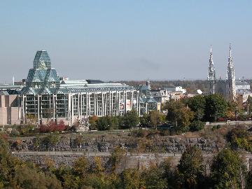 The National Gallery of Canada and the Cath&eacute;drale Notre-Dame-d'Ottawa