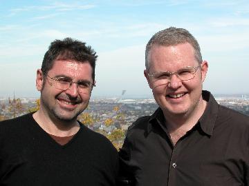 Marcus and Grant on Mont-Royal, Montr&eacute;al