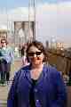 Rebecca on Brooklyn Bridge