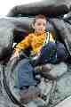 James on Queen Victoria Monument