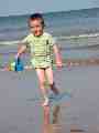 James at the beach