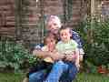 Emily and James with Uncle Peter