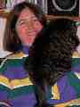 Rebecca with cat