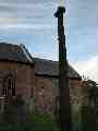 Celtic cross at Gosforth churchyard