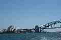 Sydney Opera House and Harbour Bridge from ferry