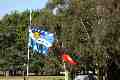 Flags at Aboriginal Tent Embassy, Canberra