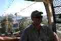 Grant on cable car, Taronga Park