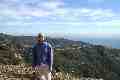Alan on hills behind Malibu