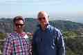 Greg and Alan on hills behind Malibu