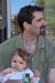 Chris and his daughter (I've forgotten her name)